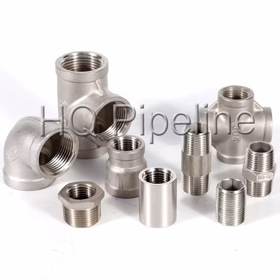 150 фунтов нержавеющая сталь Inox SS304/316 NPT/BSPT резьбовые/резьбовые/винтовые фитинги для труб с наружной и внутренней резьбой